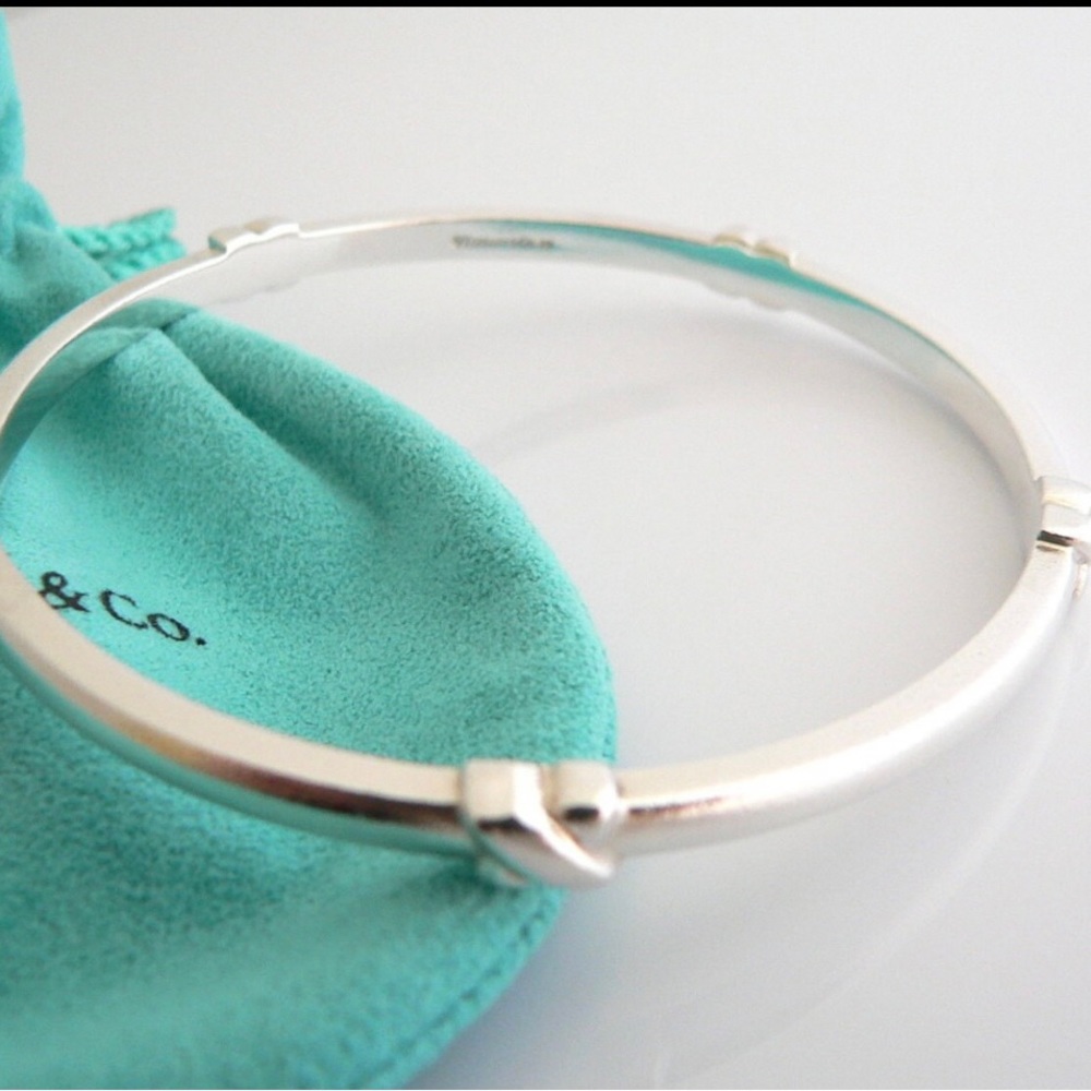 Tiffany & Co Vintage Signature Silver Bangles (no pouch)